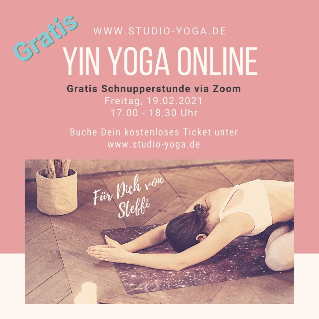 Yin Yoga Online - Gratis Schnupperstunde
