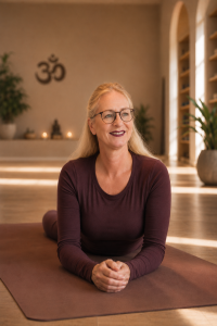 Stefanie Kautz leitet das Studio Yoga